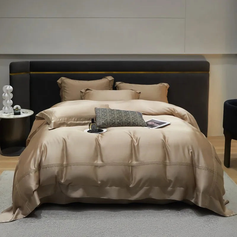 Premium Eucalyptus Lyocell Bedding Set – Cooling, Silky Soft Like Mulberry Silk