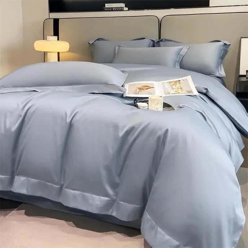 Premium Quality Egyptian Cotton - Solid Color Bedding Set