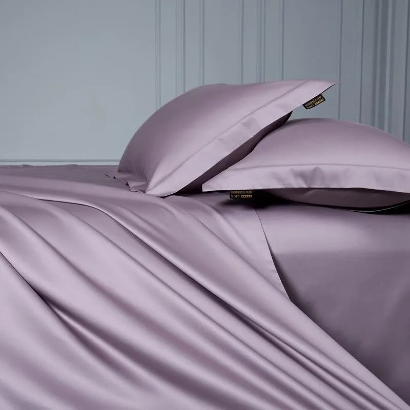 Silky Soft Egyptian Cotton Solid Color Bedding Set