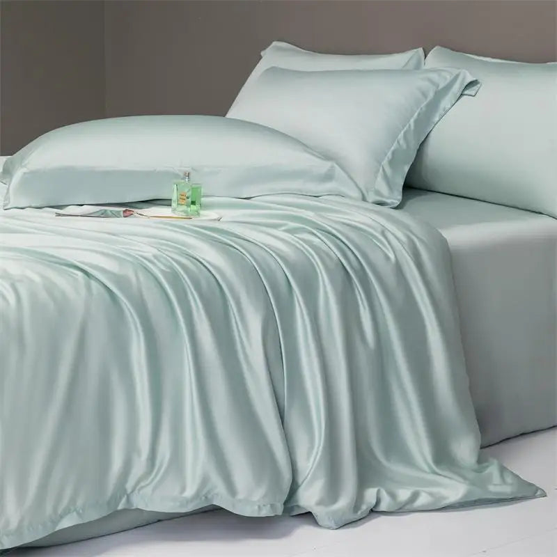 Premium Eucalyptus Lyocell Solid Color Bedding Set - Silky Soft & Cooling