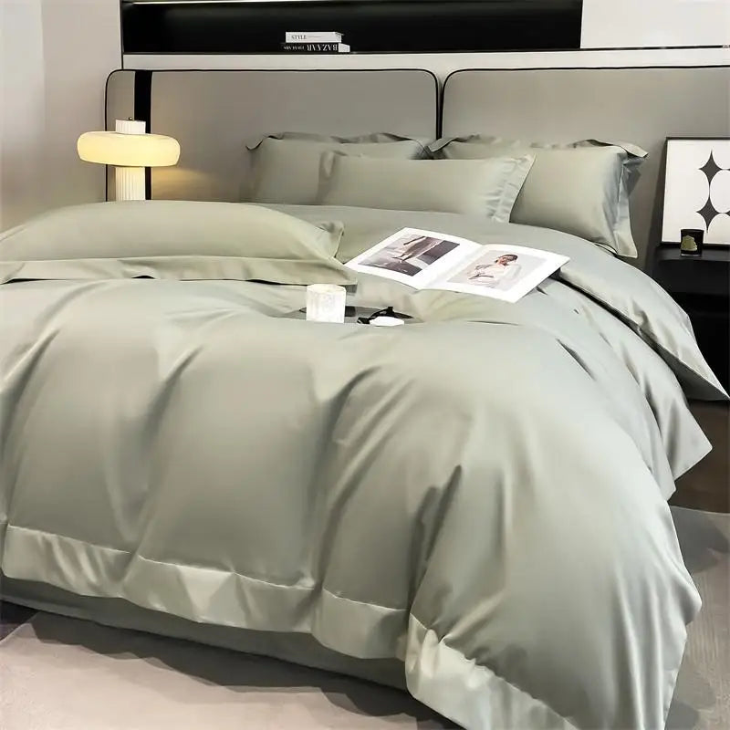 Premium Quality Egyptian Cotton - Solid Color Bedding Set