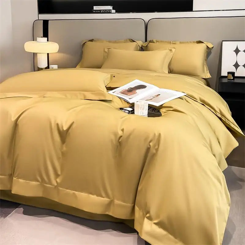 Premium Quality Egyptian Cotton - Solid Color Bedding Set