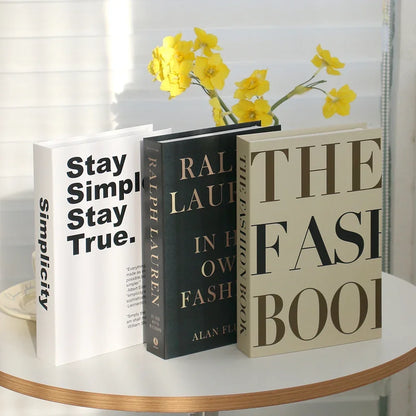 3Pcs/Set Fake Books Set for Decoration Coffee Table Ornaments Modern Home Decoration Luxury Faux Book Set London New York Paris