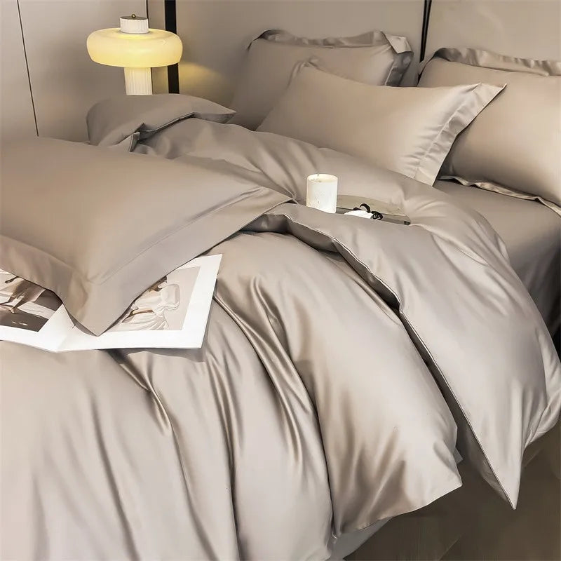 Premium Quality Egyptian Cotton - Solid Color Bedding Set