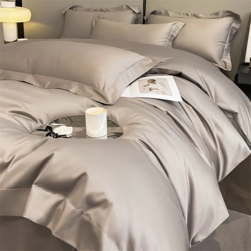 Premium Quality Egyptian Cotton - Solid Color Bedding Set