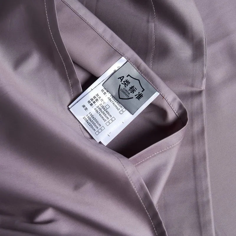 Premium Egyptian Cotton Soft & Silky Solid Color Bedding Set