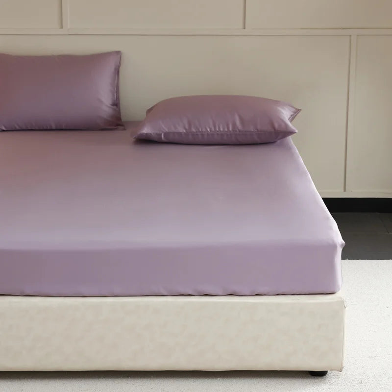 Luxury Mulberry Silk Fitted Sheet with Elastic Bands