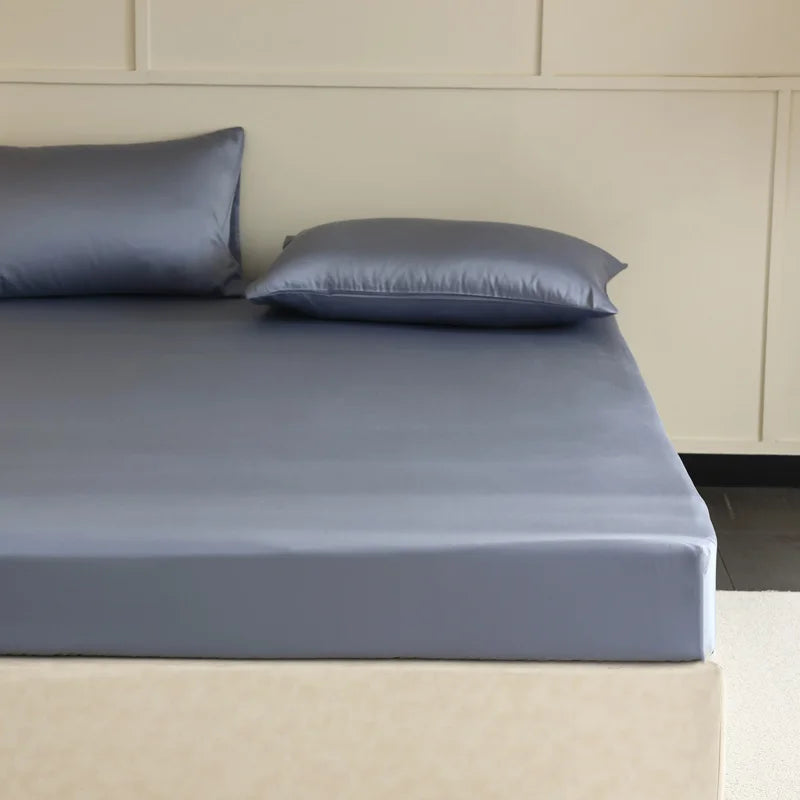 Luxury Mulberry Silk Fitted Sheet with Elastic Bands