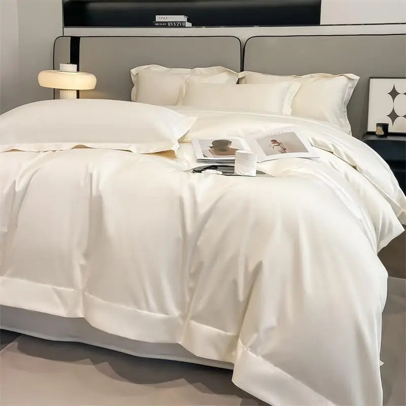 Premium Quality Egyptian Cotton - Solid Color Bedding Set