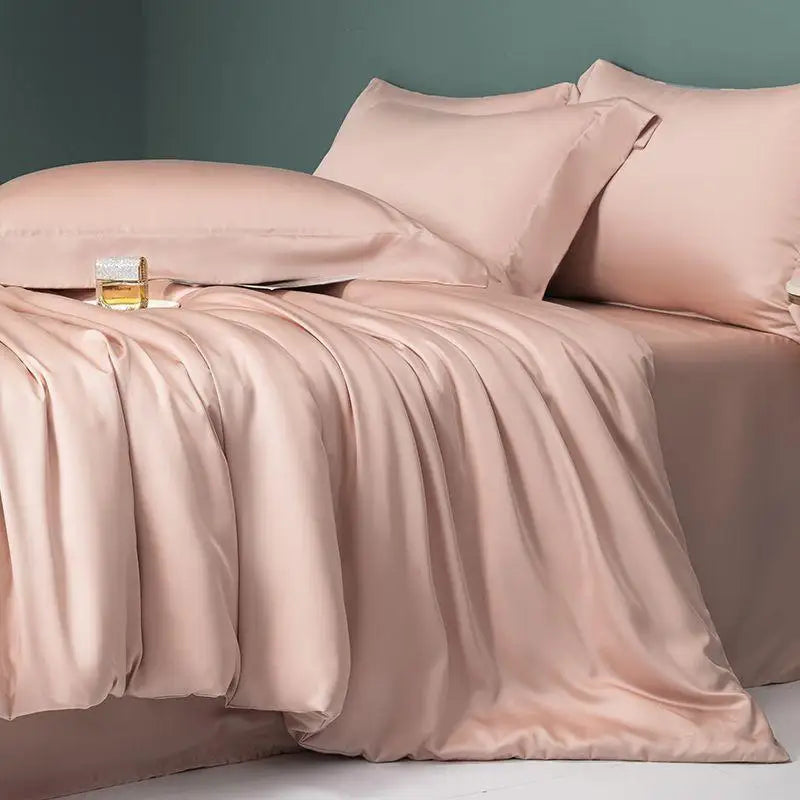 Premium Eucalyptus Lyocell Solid Color Bedding Set - Silky Soft & Cooling