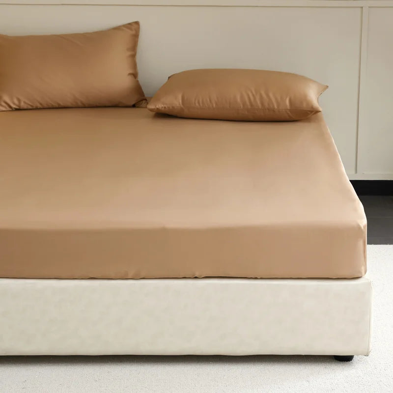 Luxury Mulberry Silk Fitted Sheet with Elastic Bands