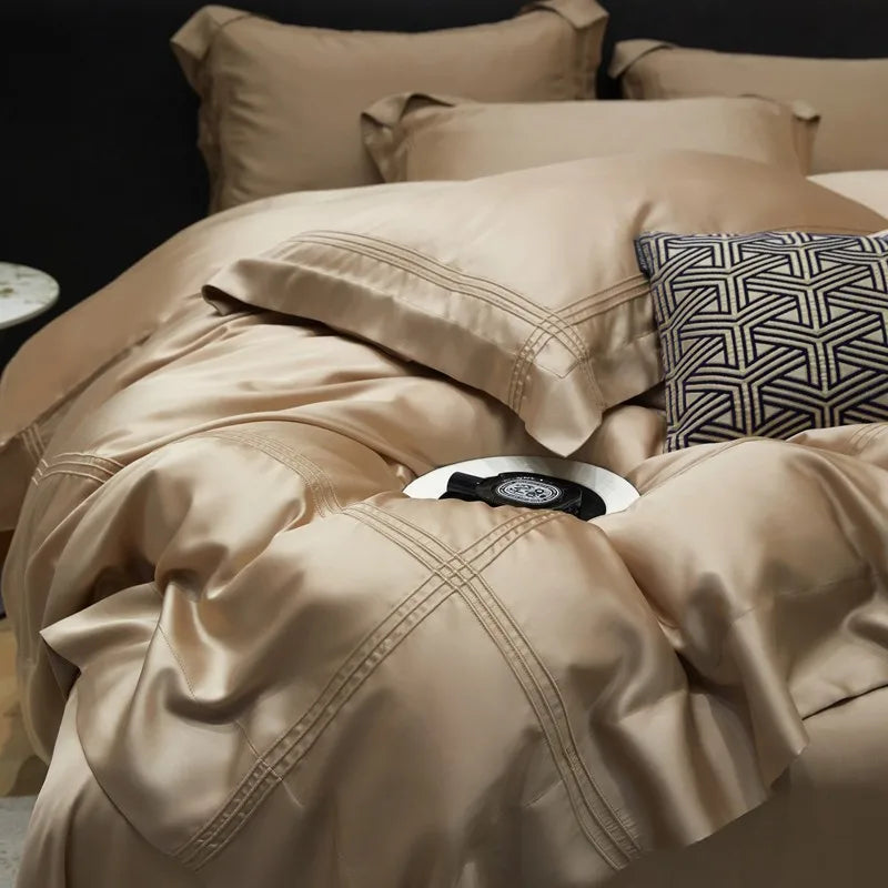 Premium Eucalyptus Lyocell Bedding Set – Cooling, Silky Soft Like Mulberry Silk
