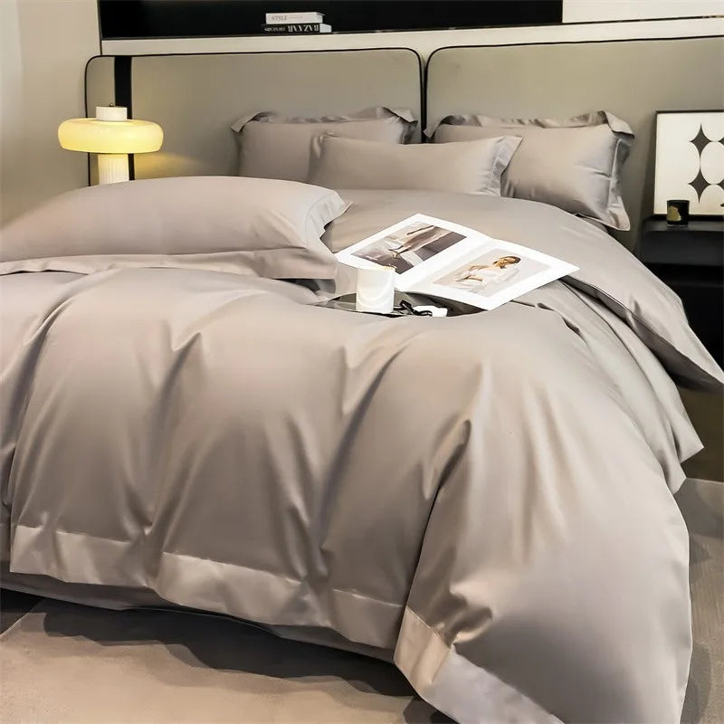 Premium Quality Egyptian Cotton - Solid Color Bedding Set
