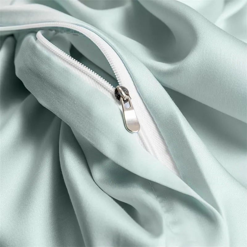 Premium Eucalyptus Lyocell Solid Color Bedding Set - Silky Soft & Cooling