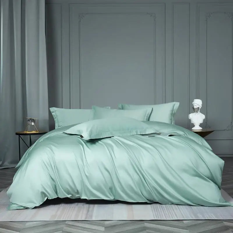 Silky Soft Egyptian Cotton Solid Color Bedding Set