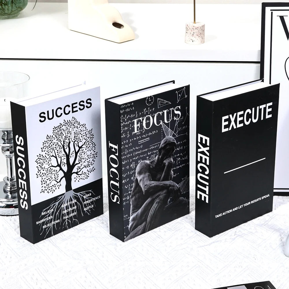 3Pcs/Set Fake Books Set for Decoration Coffee Table Ornaments Modern Home Decoration Luxury Faux Book Set London New York Paris